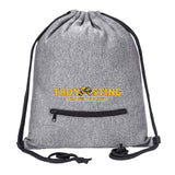 Troy Sting Drawstring Bag w/ Zipper Pocket Printed - Mato & Hash