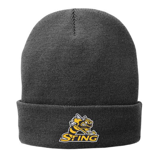 Troy Sting Embroidered Port & Company® Fleece-Lined Knit Cap - Mato & Hash