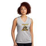 Troy Sting Ladies Sleeveless PosiCharge® Competitor™ V-Neck Tee - Mato & Hash