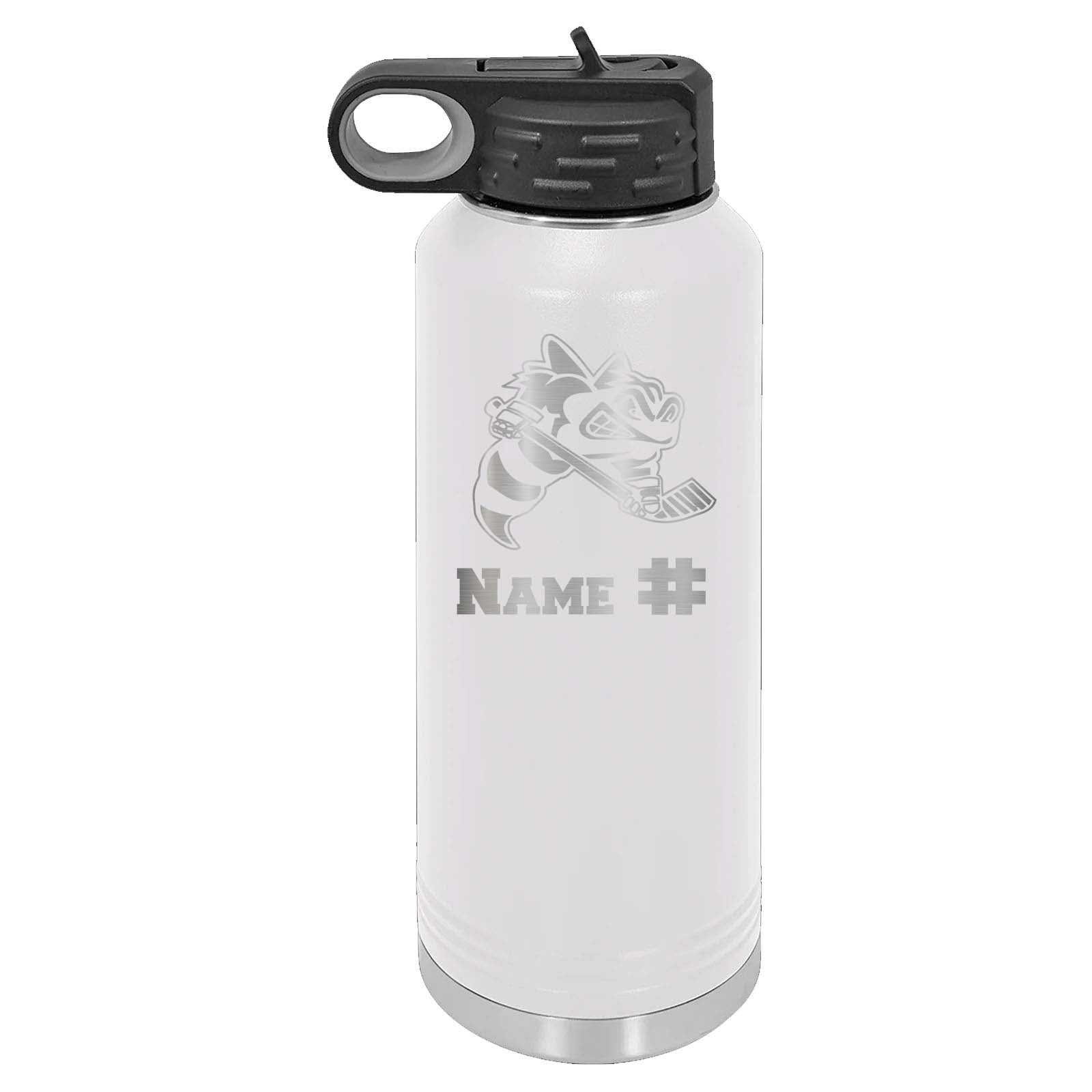 Troy Sting Laser Engraved 32oz Water Bottle with Flip Lid - Mato & Hash