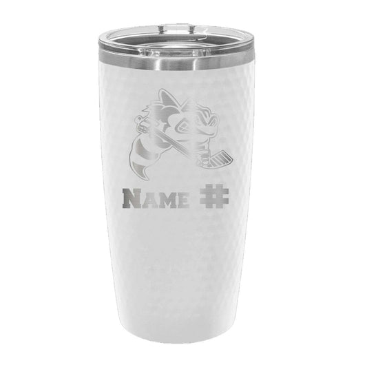 Troy Sting Polar Camel 20 oz. White Golf Tumbler with Dimples - Mato & Hash