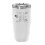 Troy Sting Polar Camel 20 oz. White Golf Tumbler with Dimples - Mato & Hash