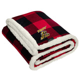 Troy Sting Port Authority ® Flannel Sherpa Blanket Embroidery - Mato & Hash