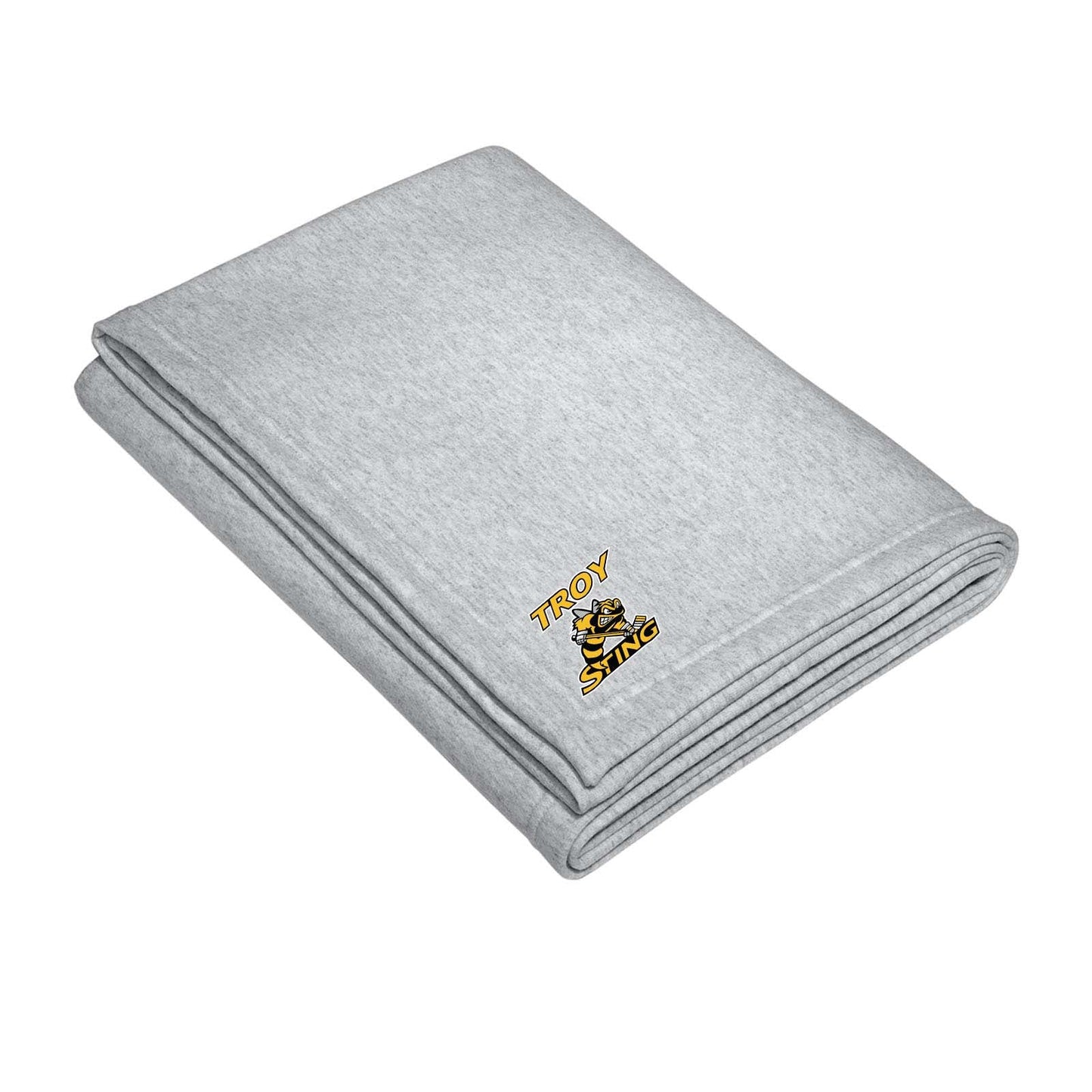 Troy Sting Port & Company® Core Fleece Sweatshirt Blanket Embroidery - Mato & Hash