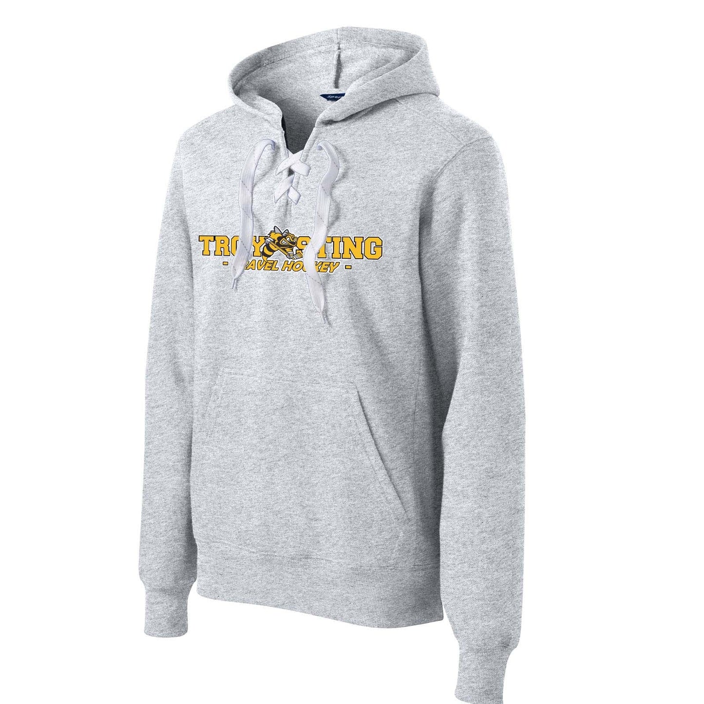 Troy Sting Sport-Tek® Lace Up Pullover Hooded Sweatshirt - Mato & Hash