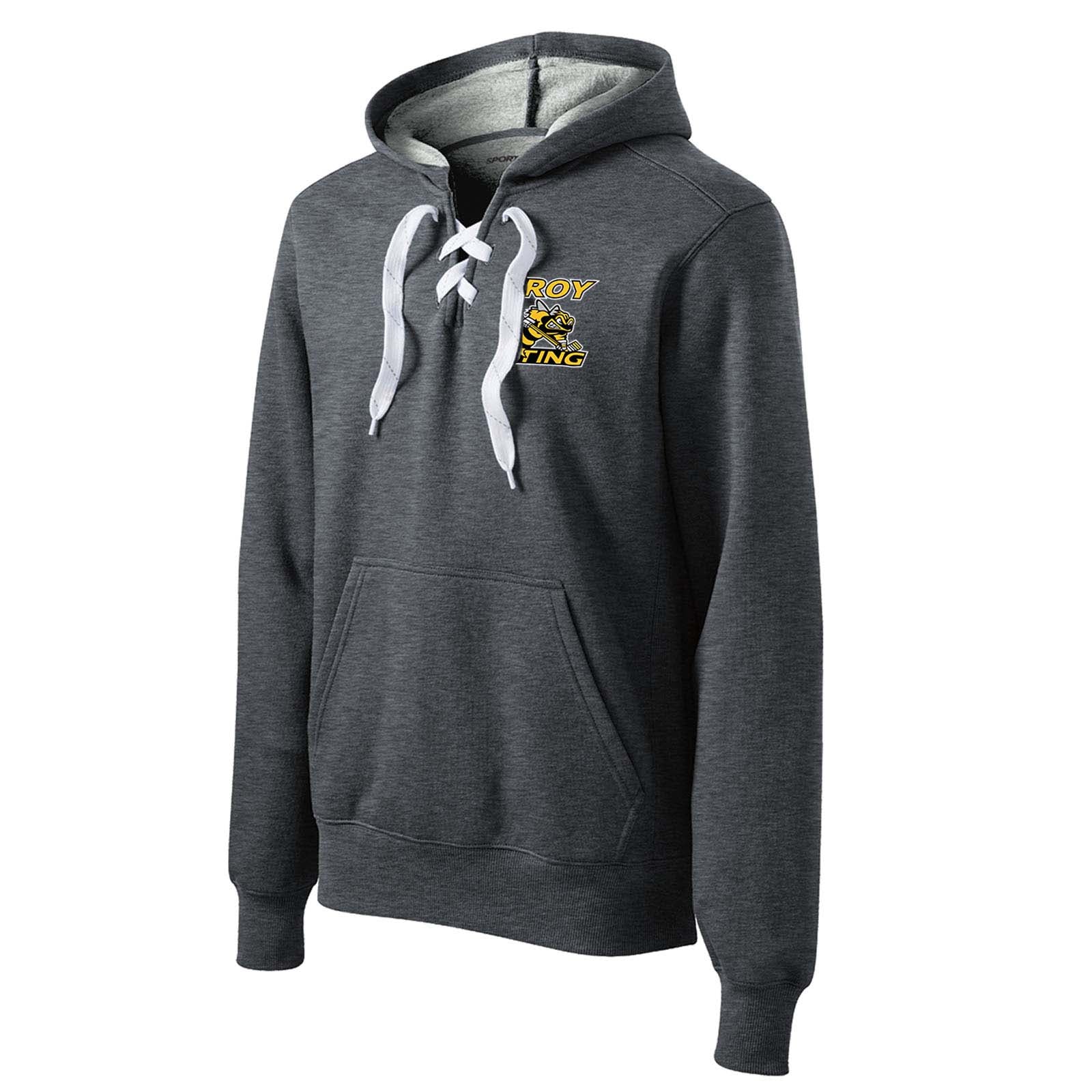 Troy Sting Sport-Tek® Lace Up Pullover Hooded Sweatshirt - Mato & Hash