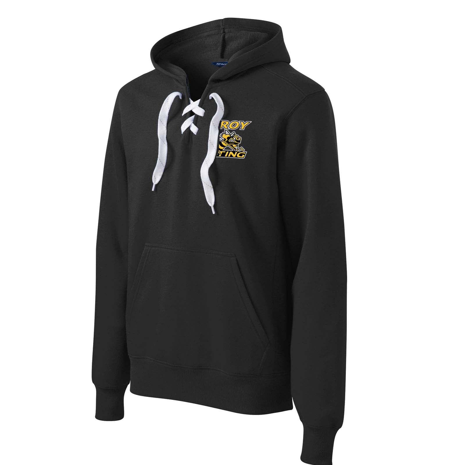 Troy Sting Sport-Tek® Lace Up Pullover Hooded Sweatshirt - Mato & Hash