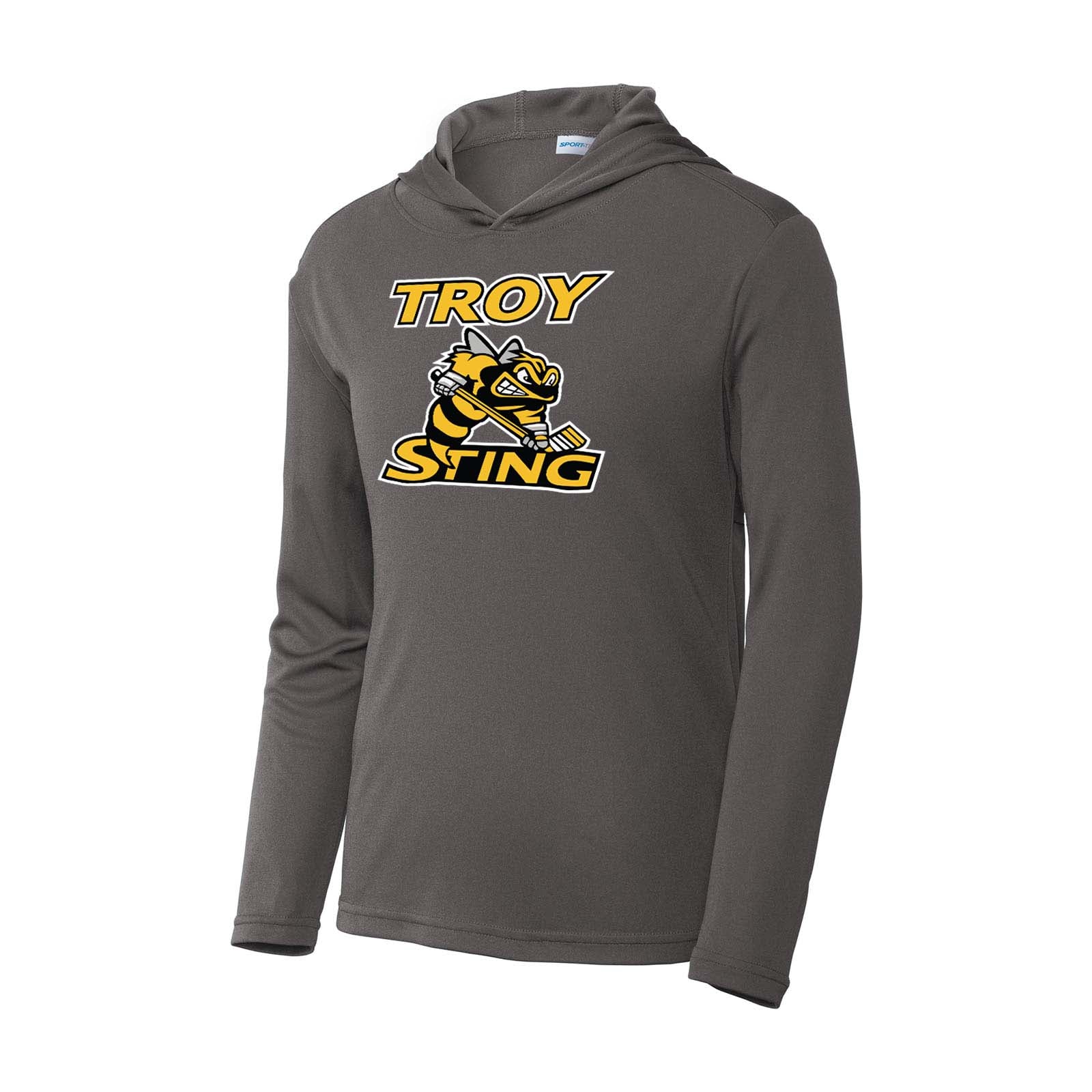 Troy Sting Sport-Tek ® PosiCharge ® Competitor ™ T- Shirt Hooded Pullover Printed - Mato & Hash