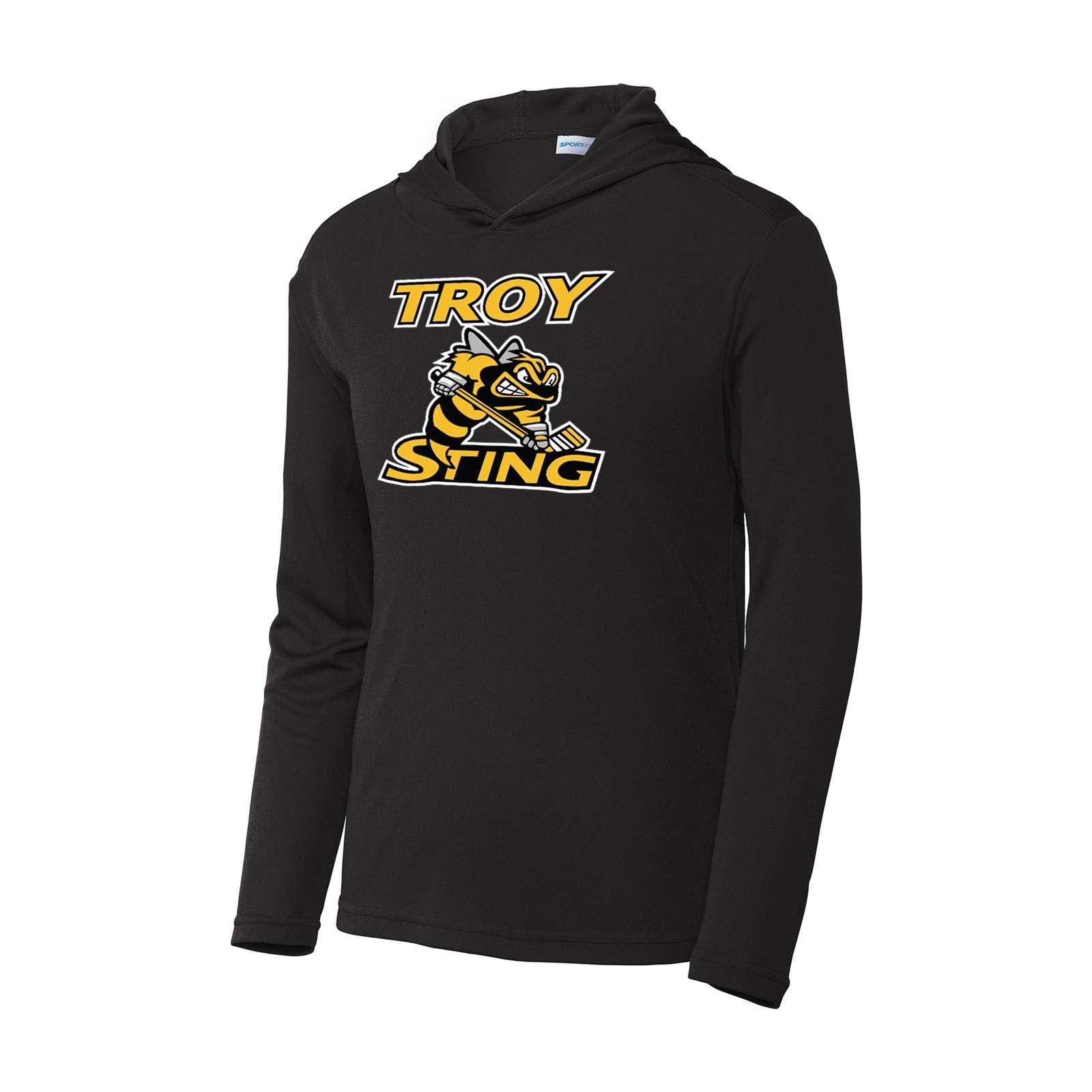 Troy Sting Sport-Tek ® PosiCharge ® Competitor ™ T- Shirt Hooded Pullover Printed - Mato & Hash