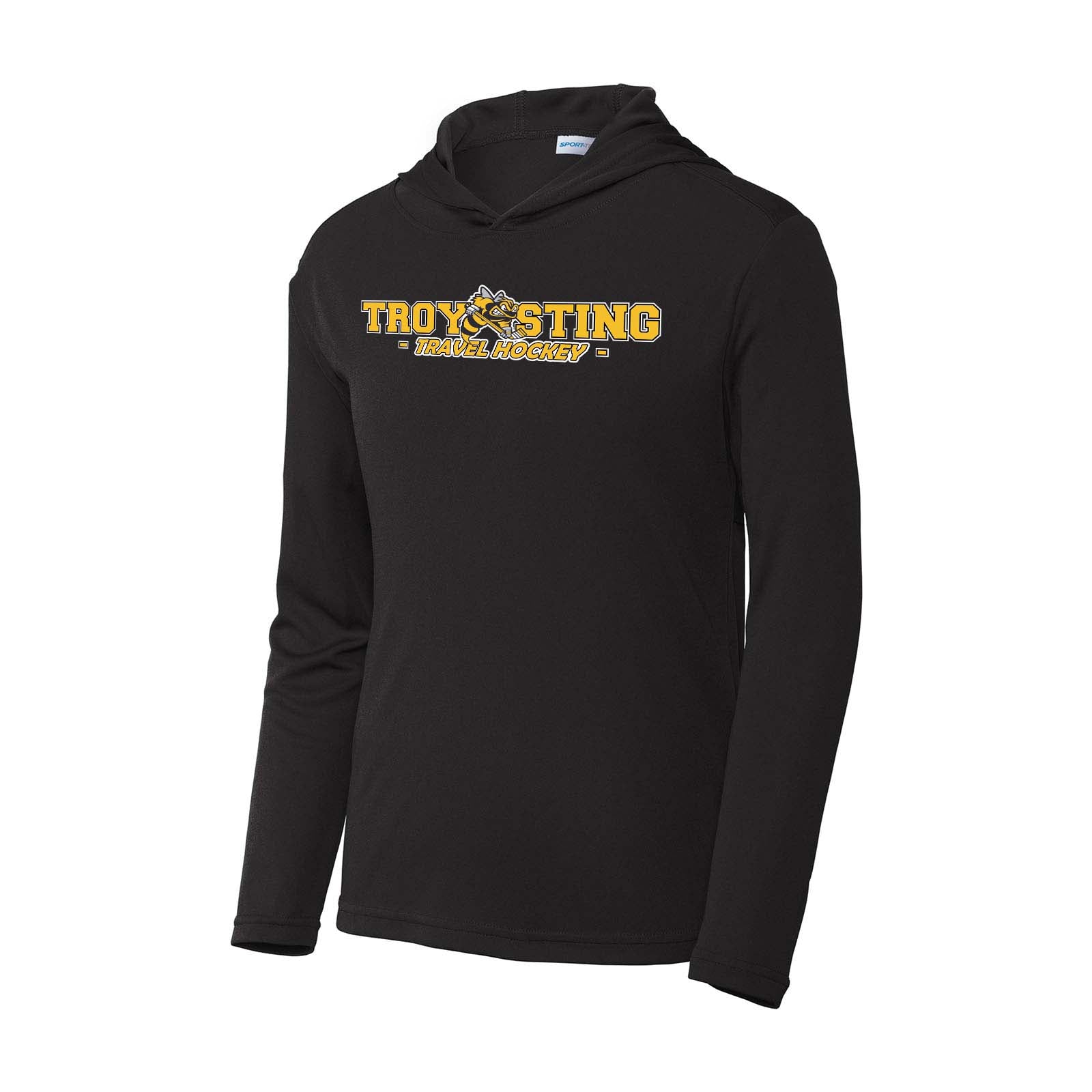 Troy Sting Sport-Tek ® PosiCharge ® Competitor ™ T- Shirt Hooded Pullover Printed - Mato & Hash