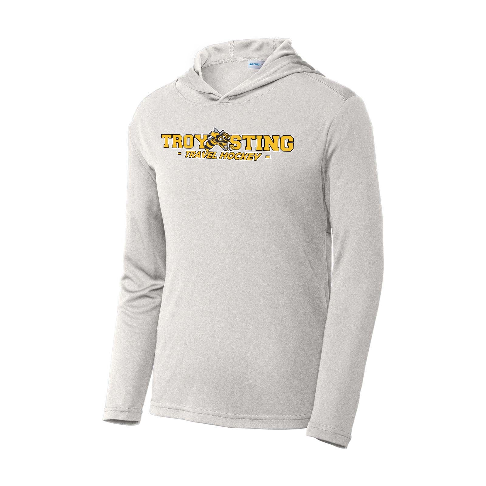 Troy Sting Sport-Tek ® Youth PosiCharge ® Competitor ™ T- Shirt Hooded Pullover Printed - Mato & Hash