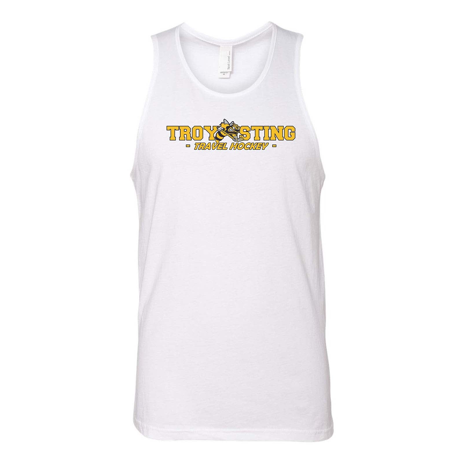 Troy Sting Unisex 100% Cotton Tank Top Embroidery - Mato & Hash