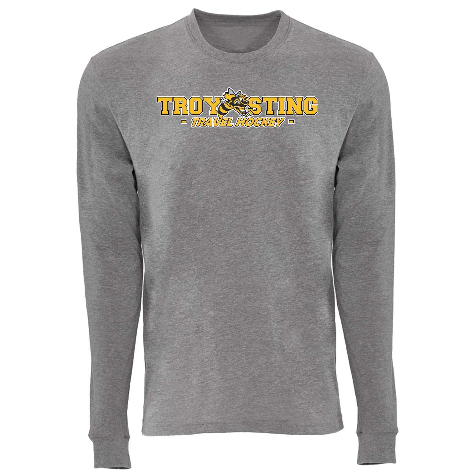 Troy Sting Unisex Blended Long Sleeve T-Shirt Printed - Mato & Hash