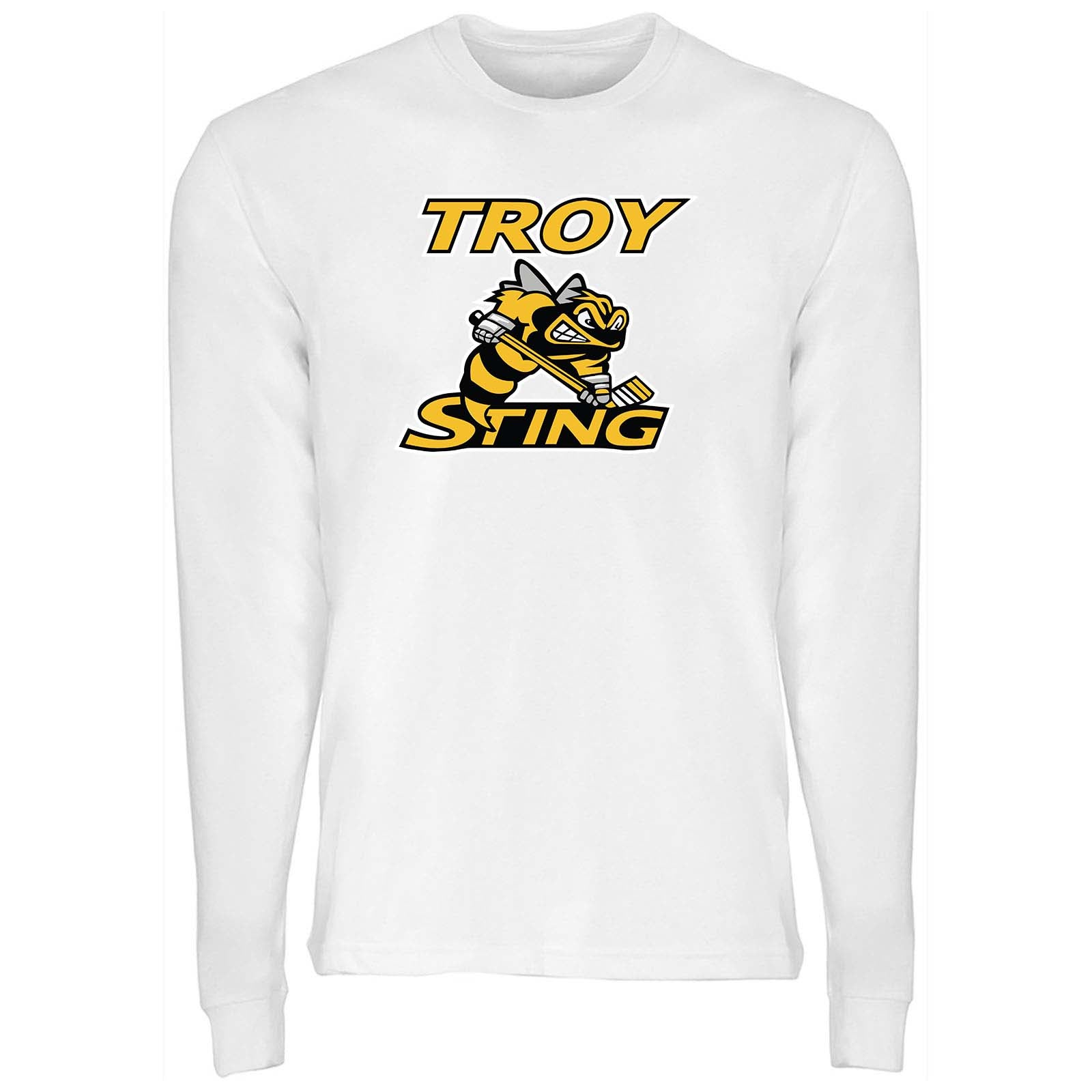 Troy Sting Unisex Blended Long Sleeve T-Shirt Printed - Mato & Hash