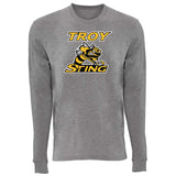 Troy Sting Unisex Blended Long Sleeve T-Shirt Printed - Mato & Hash