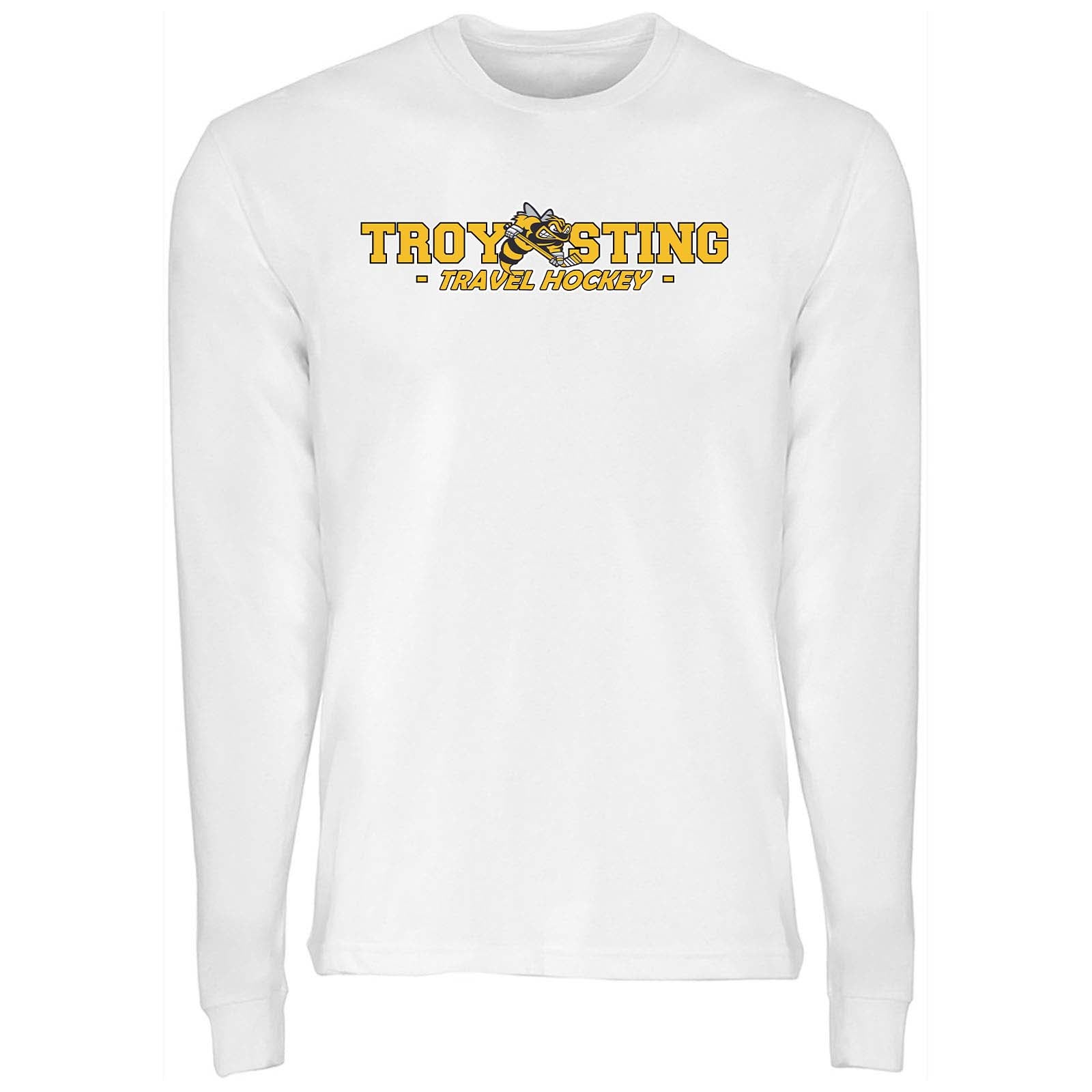 Troy Sting Unisex Blended Long Sleeve T-Shirt Printed - Mato & Hash