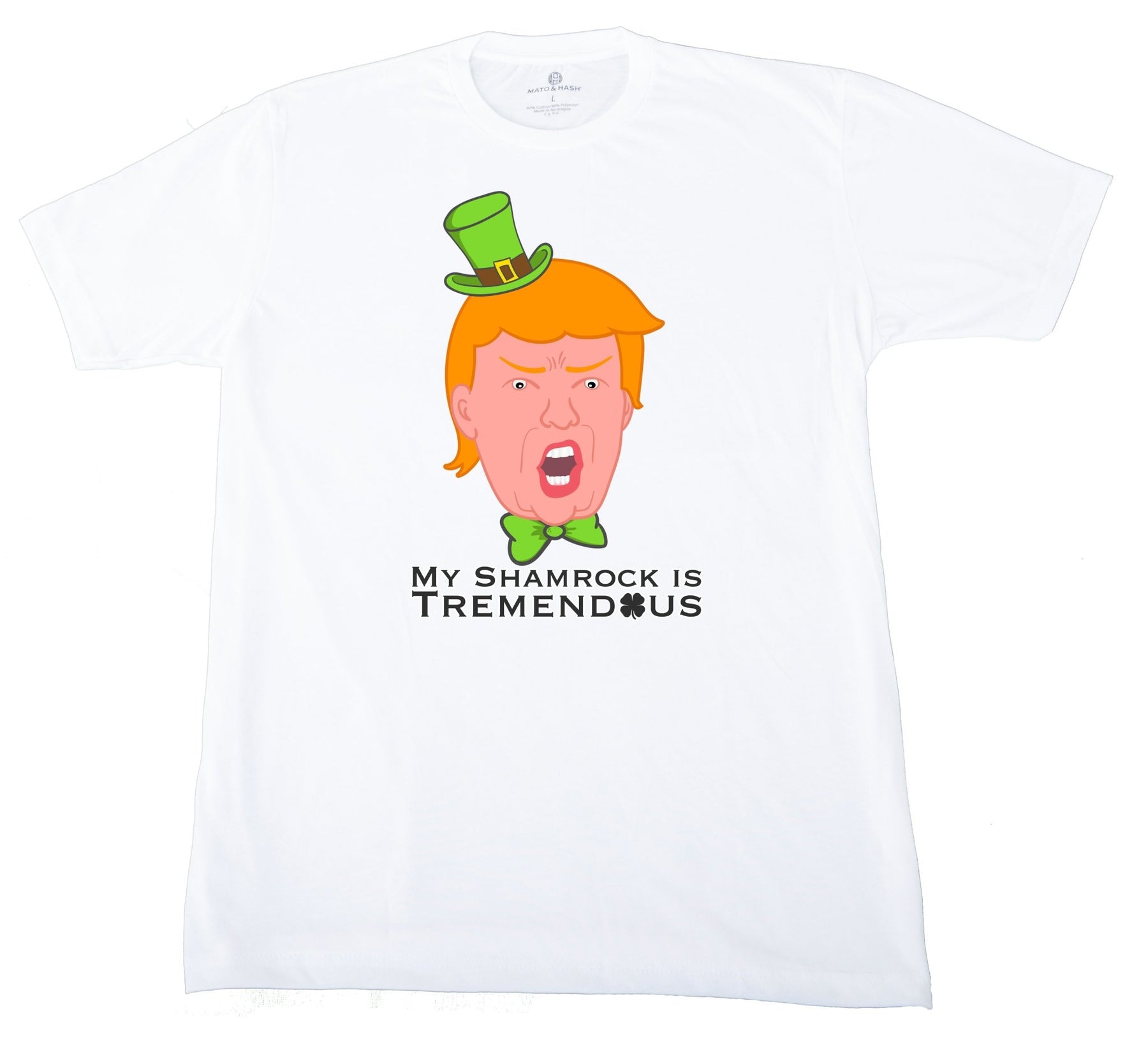 Trump Leprechaun - My Shamrock Is Tremendous Mens T Shirts - Mato & Hash