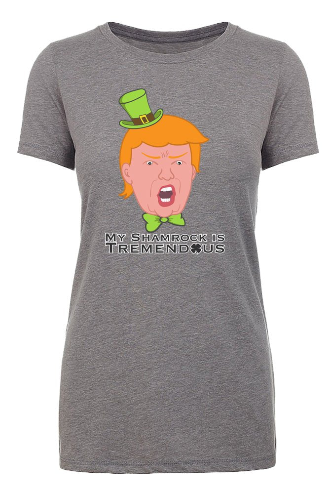 Trump Leprechaun - My Shamrock Is Tremendous Womens T Shirts - Mato & Hash