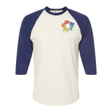 Tultex Unisex Fine Jersey Raglan T-Shirt Embroidery - Mato & Hash