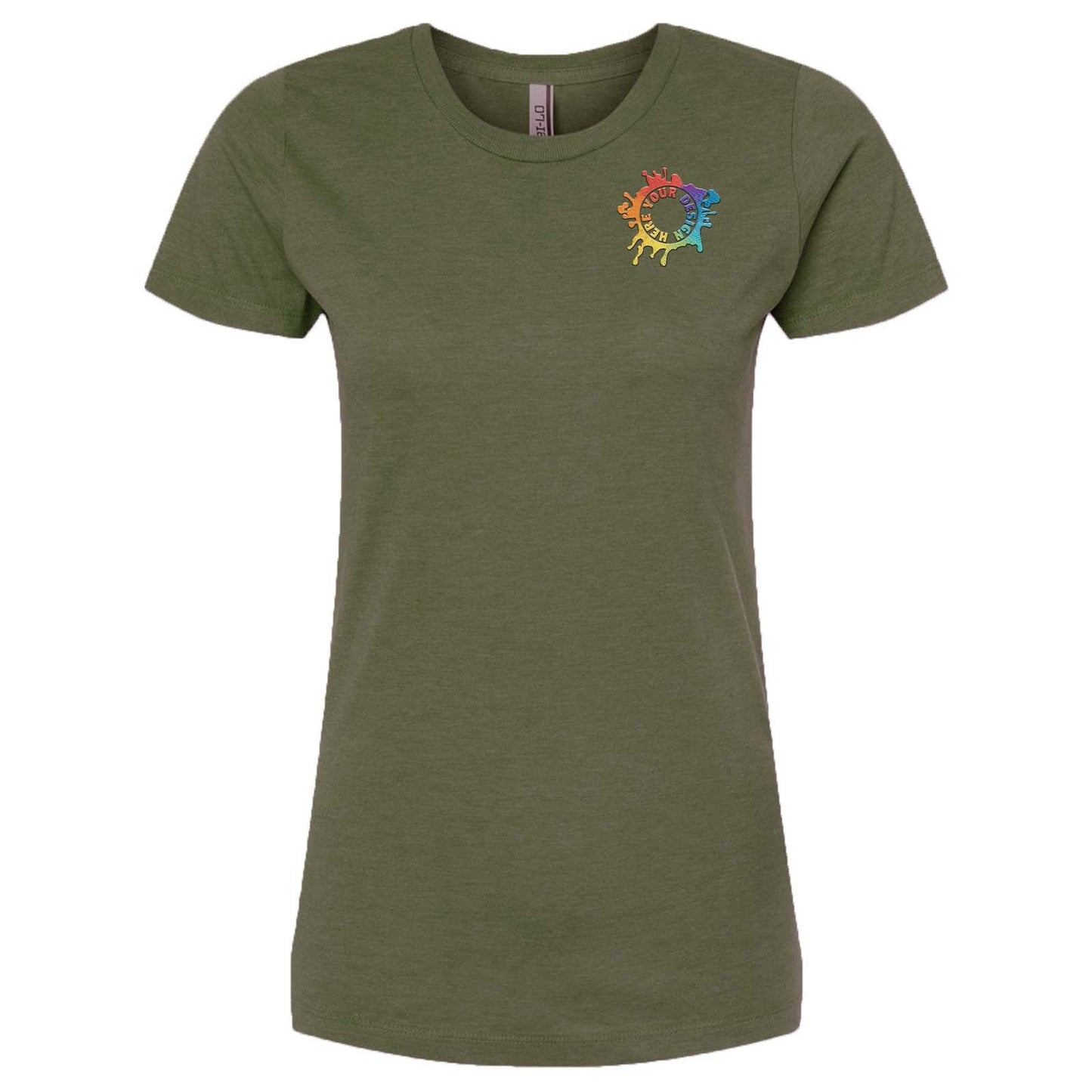 Tultex Women's Premium Cotton/Polyester Blend T-Shirt Embroidery - Mato & Hash