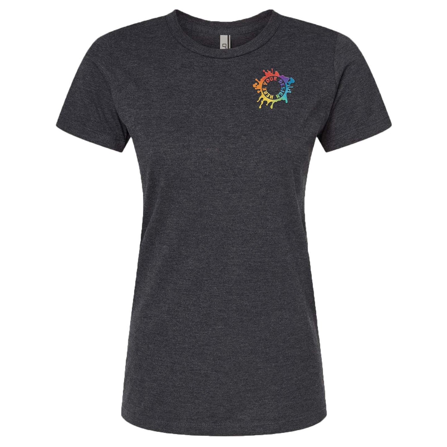 Tultex Women's Premium Cotton/Polyester Blend T-Shirt Embroidery - Mato & Hash