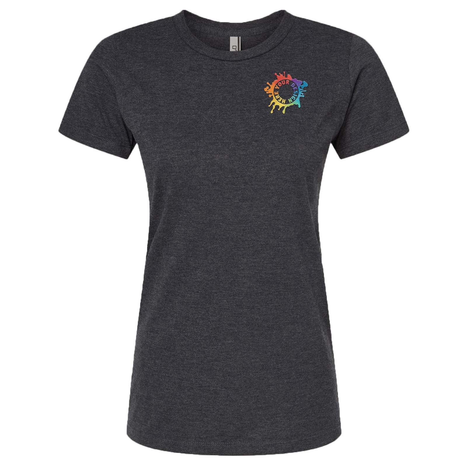 Tultex Women's Premium Cotton/Polyester Blend T-Shirt Embroidery - Mato & Hash