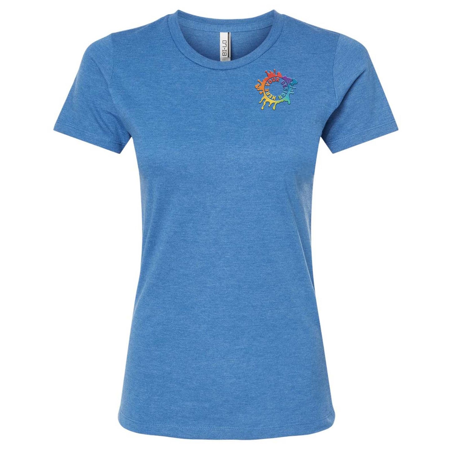 Tultex Women's Premium Cotton/Polyester Blend T-Shirt Embroidery - Mato & Hash
