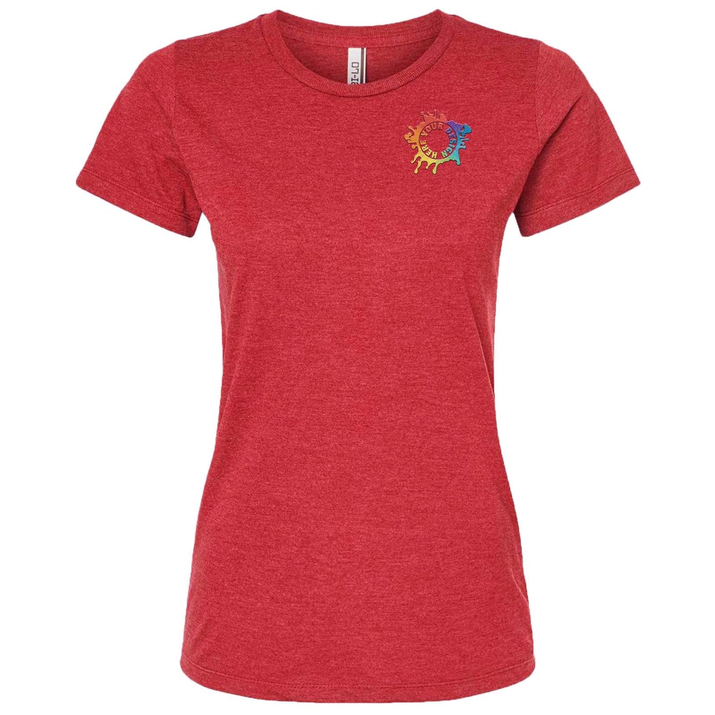 Tultex Women's Premium Cotton/Polyester Blend T-Shirt Embroidery - Mato & Hash