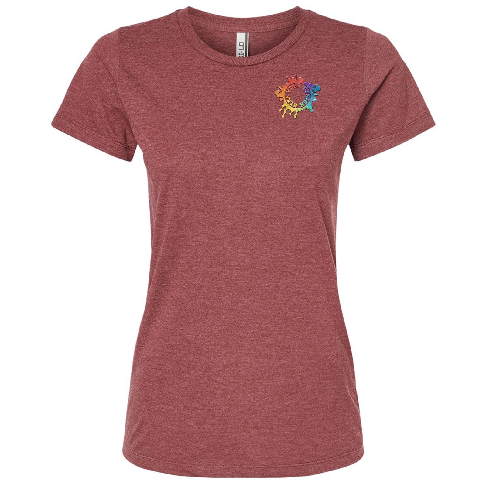 Tultex Women's Premium Cotton/Polyester Blend T-Shirt Embroidery - Mato & Hash