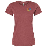 Tultex Women's Premium Cotton/Polyester Blend T-Shirt Embroidery
