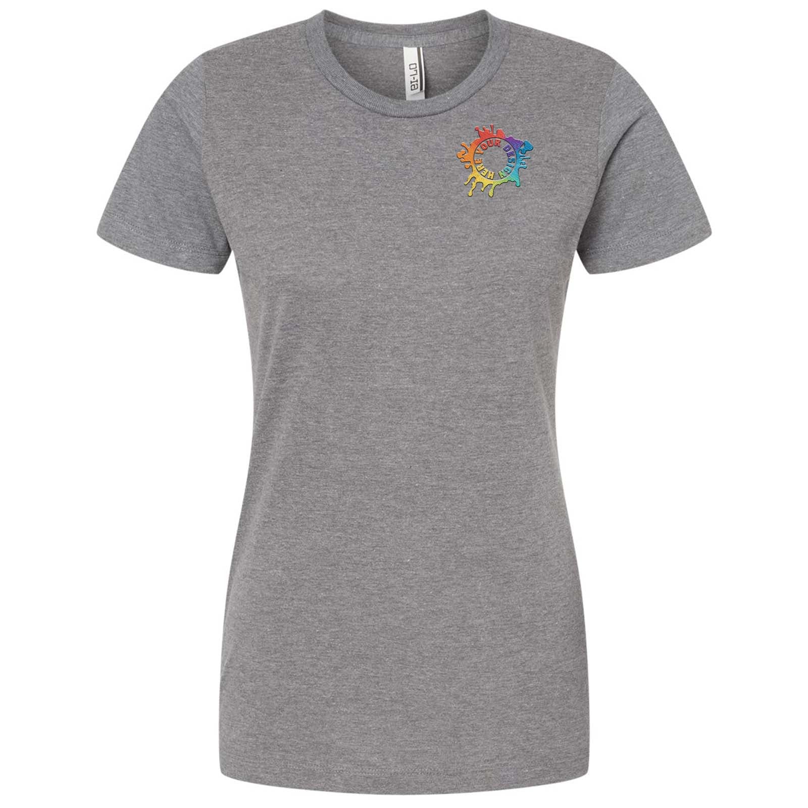 Tultex Women's Premium Cotton/Polyester Blend T-Shirt Embroidery - Mato & Hash