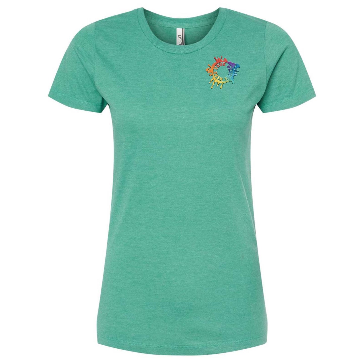 Tultex Women's Premium Cotton/Polyester Blend T-Shirt Embroidery - Mato & Hash