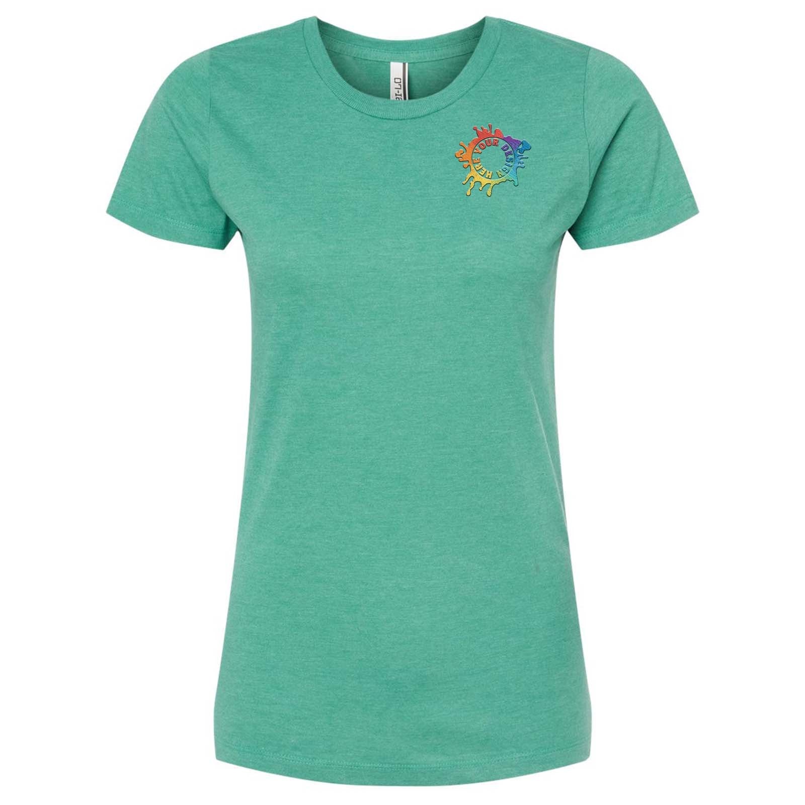Tultex Women's Premium Cotton/Polyester Blend T-Shirt Embroidery - Mato & Hash