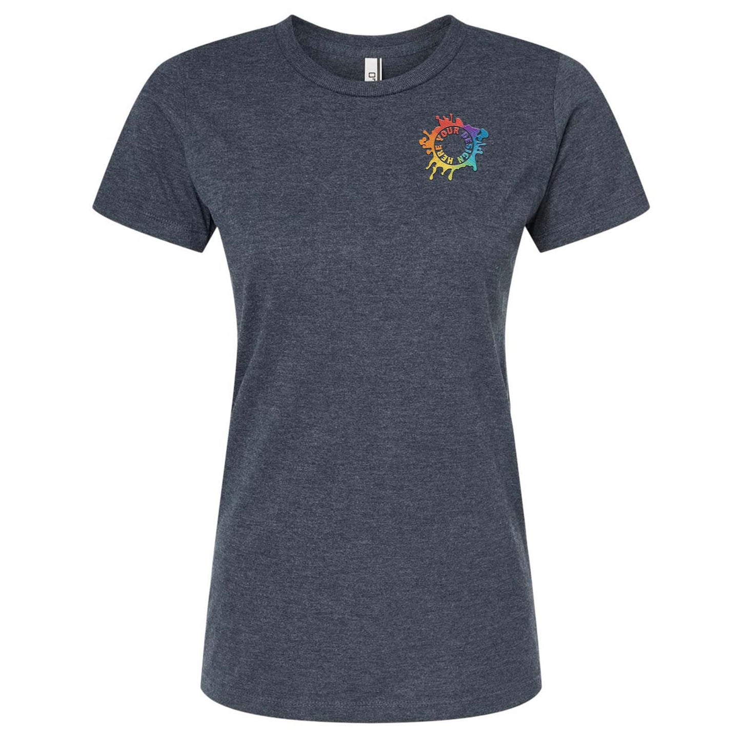 Tultex Women's Premium Cotton/Polyester Blend T-Shirt Embroidery - Mato & Hash