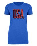 USA Womens 4th of July T Shirts - Mato & Hash