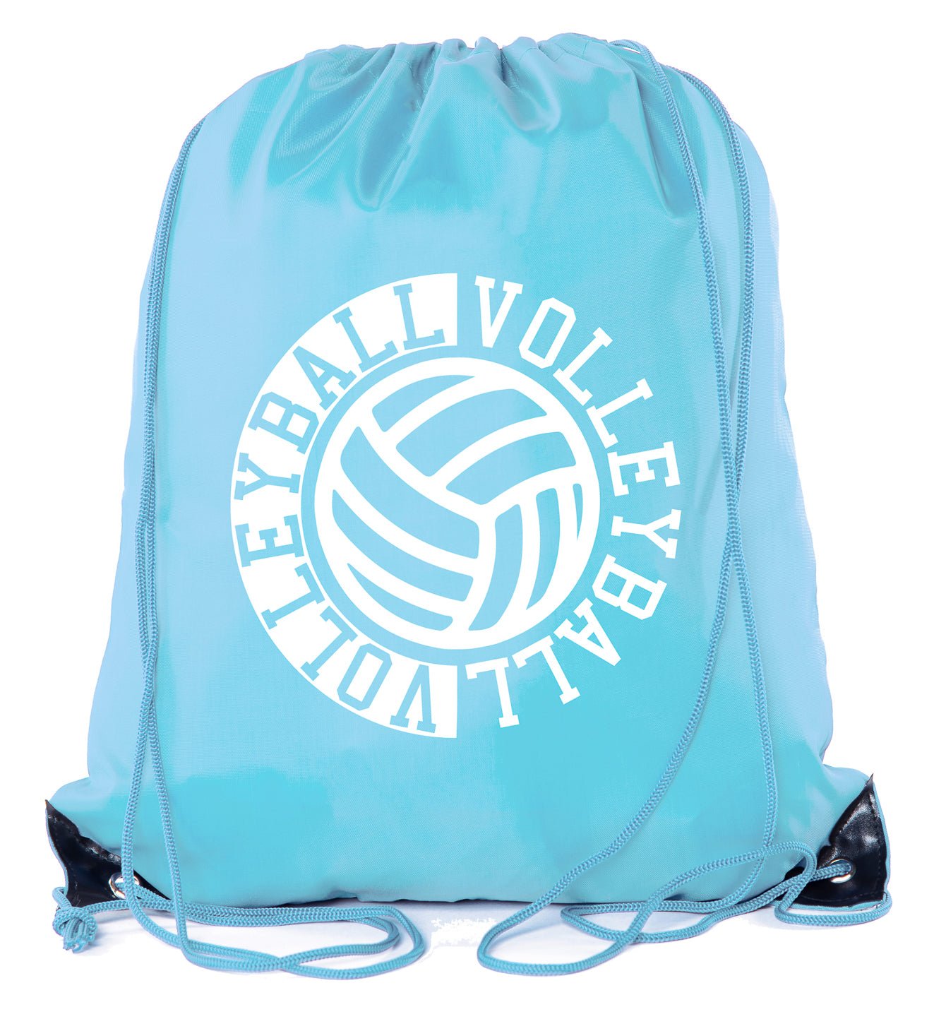 Volleyball Logo Polyester Drawstring Bag - Mato & Hash