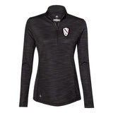 Walled Lake Northern Women's Soccer Adidas - Women's Lightweight MÃ©lange Quarter-Zip Pullover Embroidery - Mato & Hash