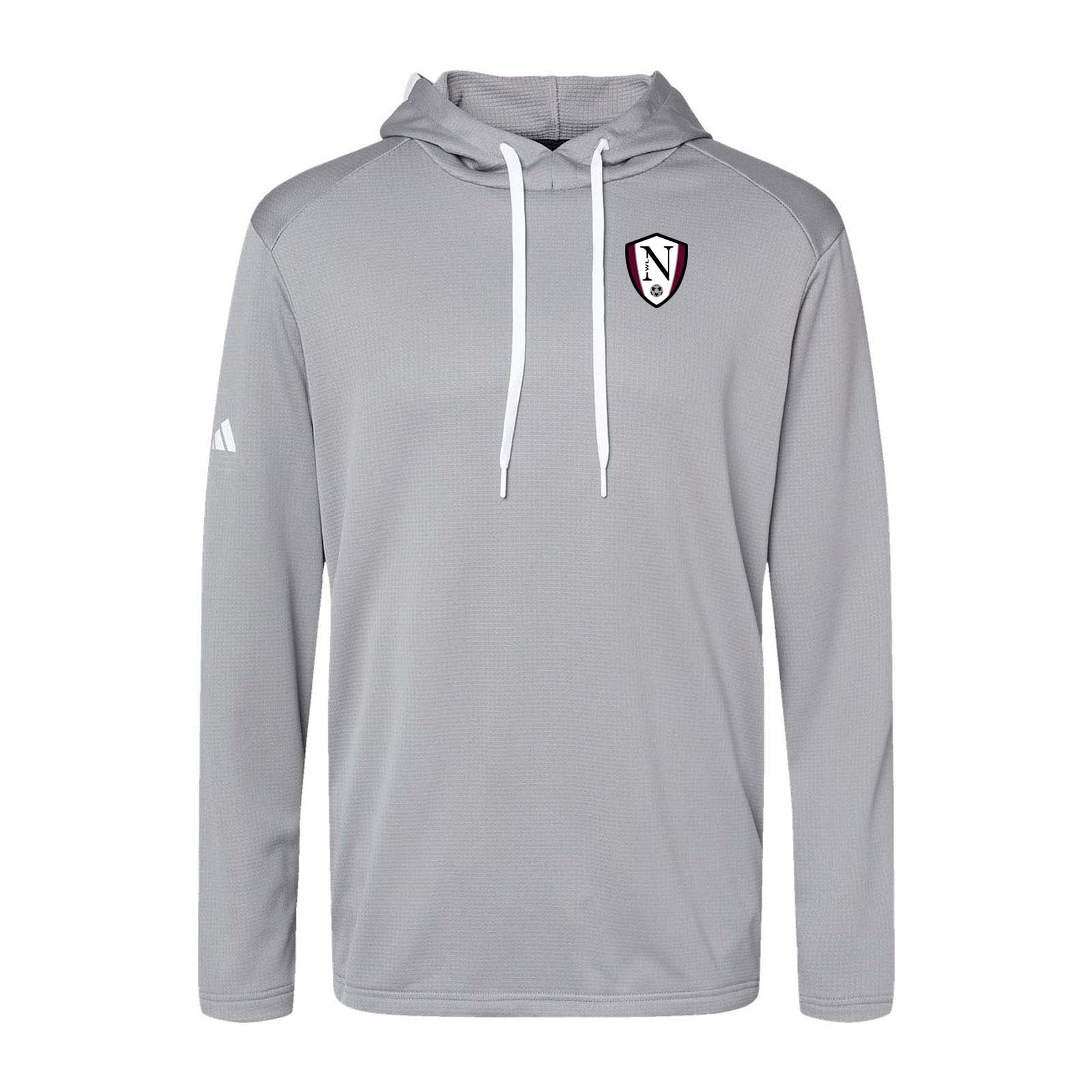 Walled Lake Northern Women's Soccer AdidasÂ - Textured Mixed Media Hooded Sweatshirt Embroidery - Mato & Hash