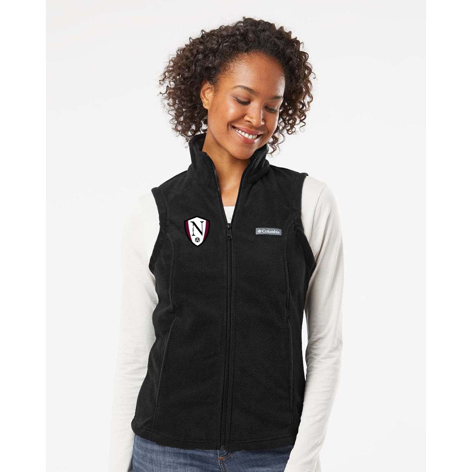 Walled Lake Northern Women's Soccer Embroidered Columbia - Women€™s Benton Springs Fleece Vest - Mato & Hash