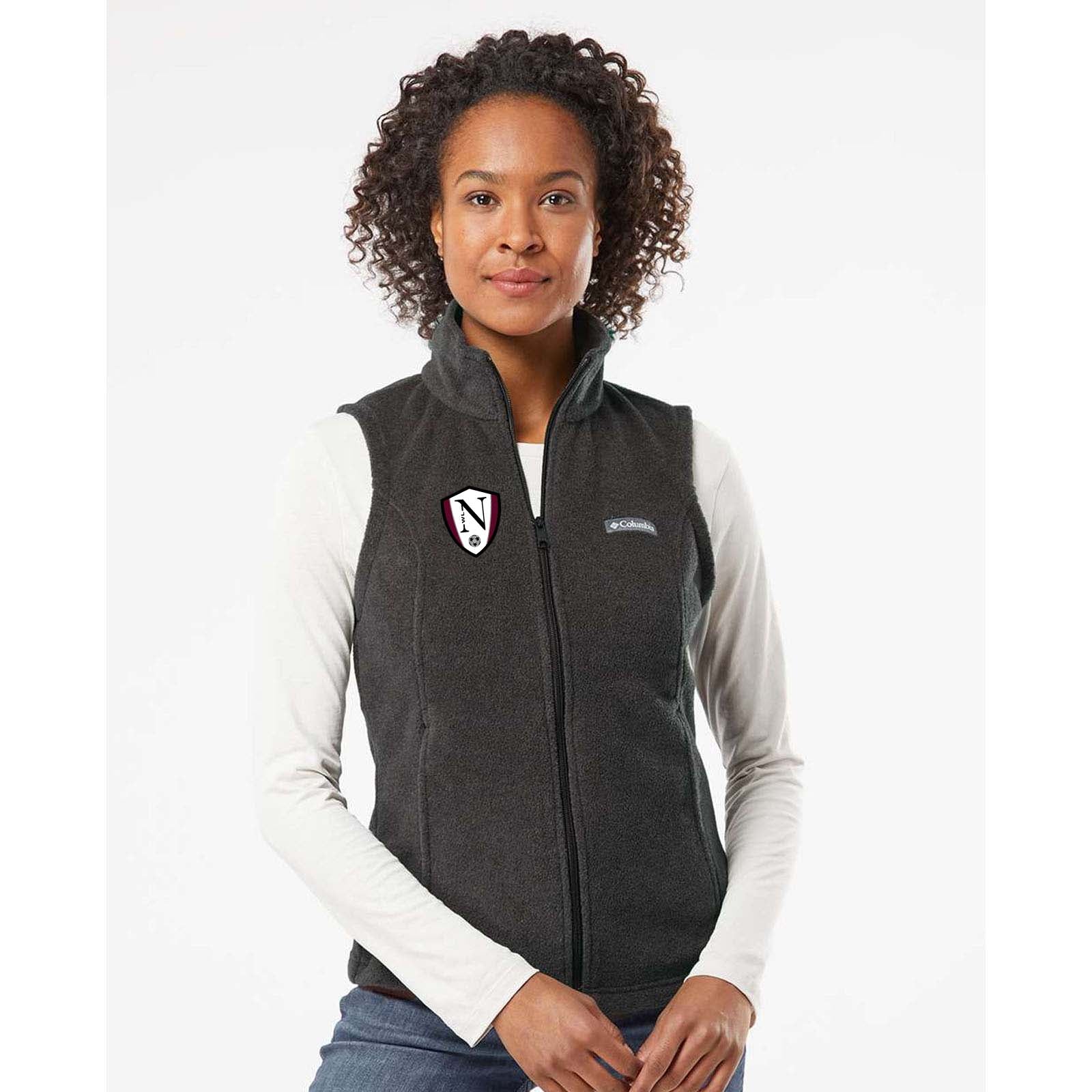 Walled Lake Northern Women's Soccer Embroidered Columbia - Women€™s Benton Springs Fleece Vest - Mato & Hash