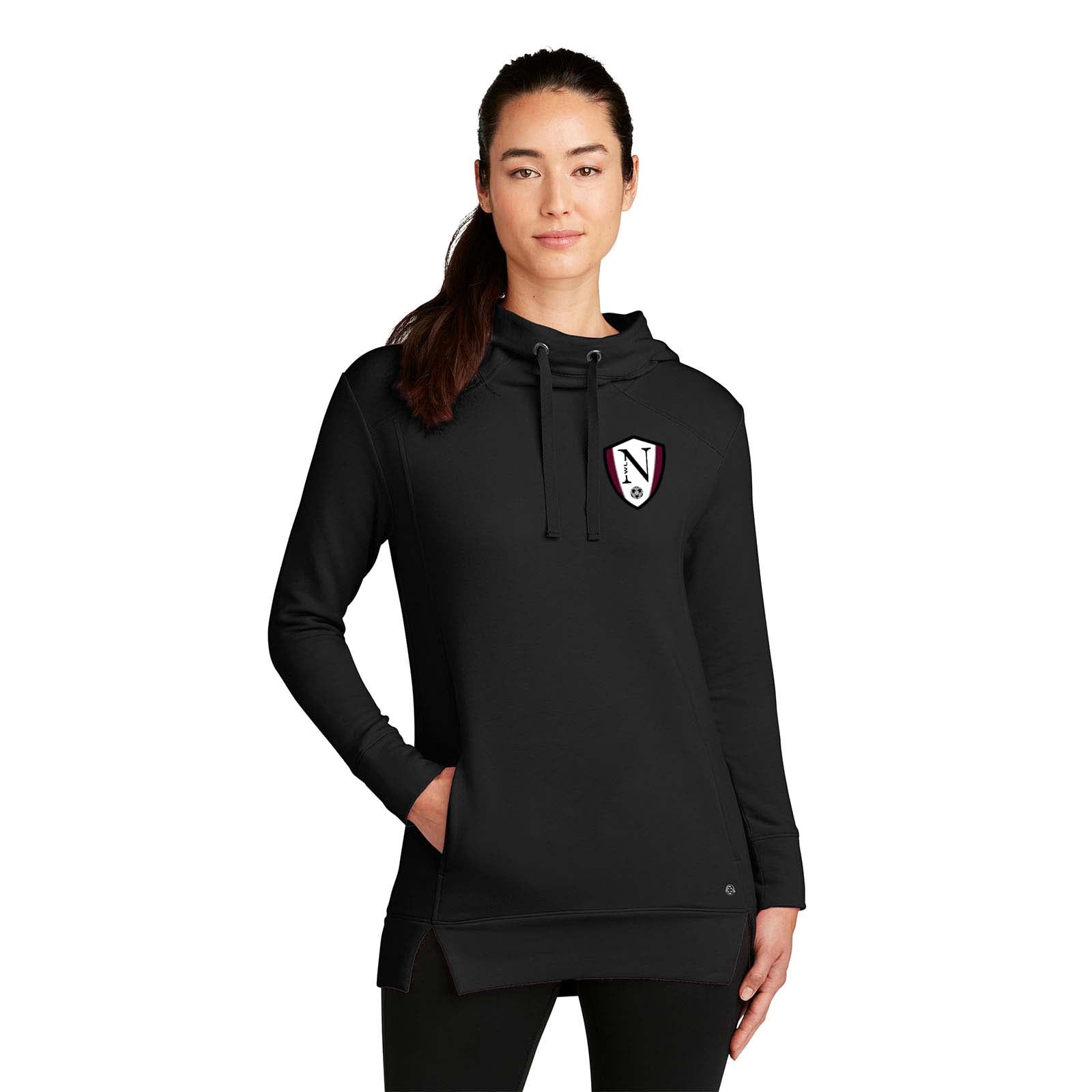 Walled Lake Northern Womens Soccer OGIO ® Ladies Luuma Pullover Fleece Hoodie Embroidery - Mato & Hash