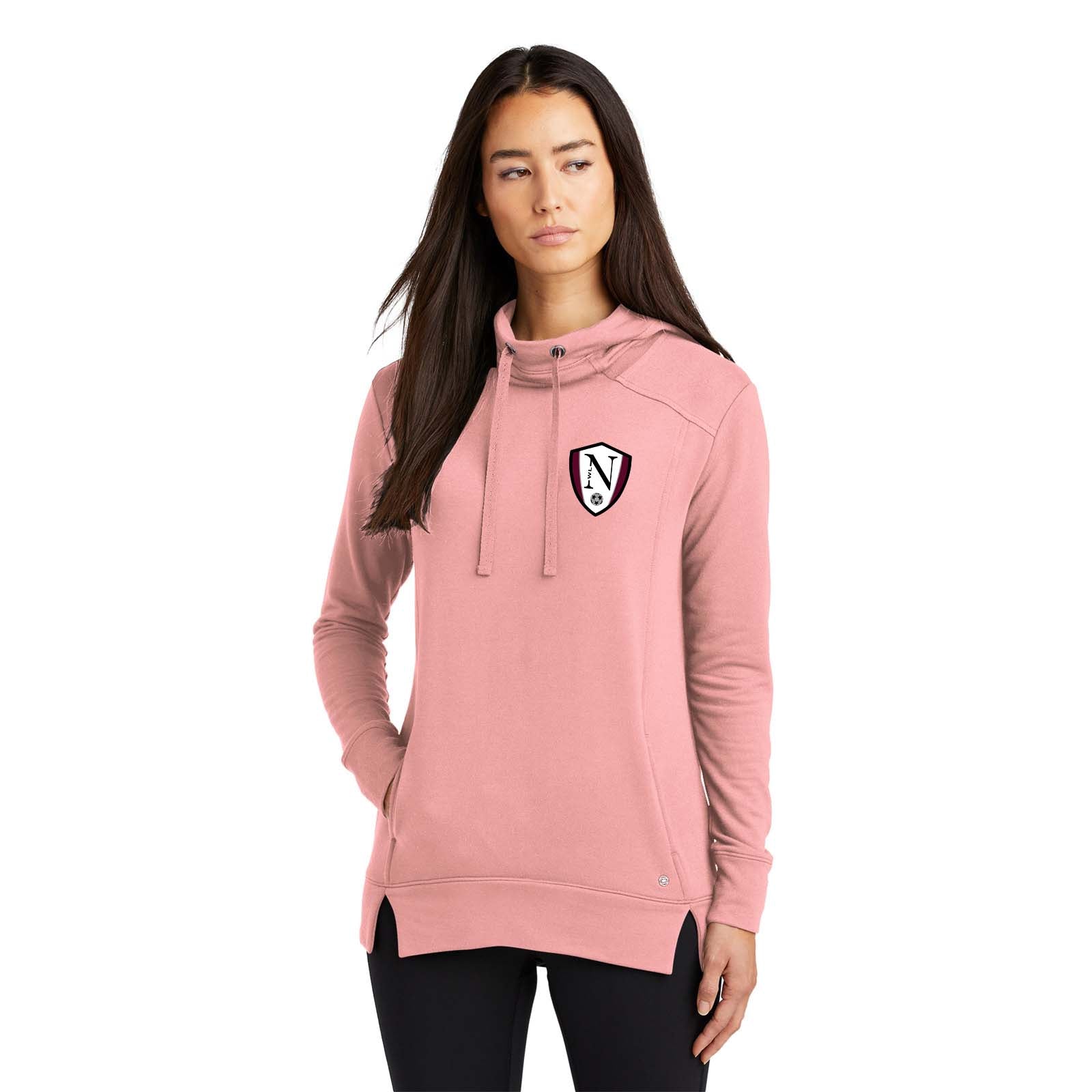 Walled Lake Northern Womens Soccer OGIO ® Ladies Luuma Pullover Fleece Hoodie Embroidery - Mato & Hash