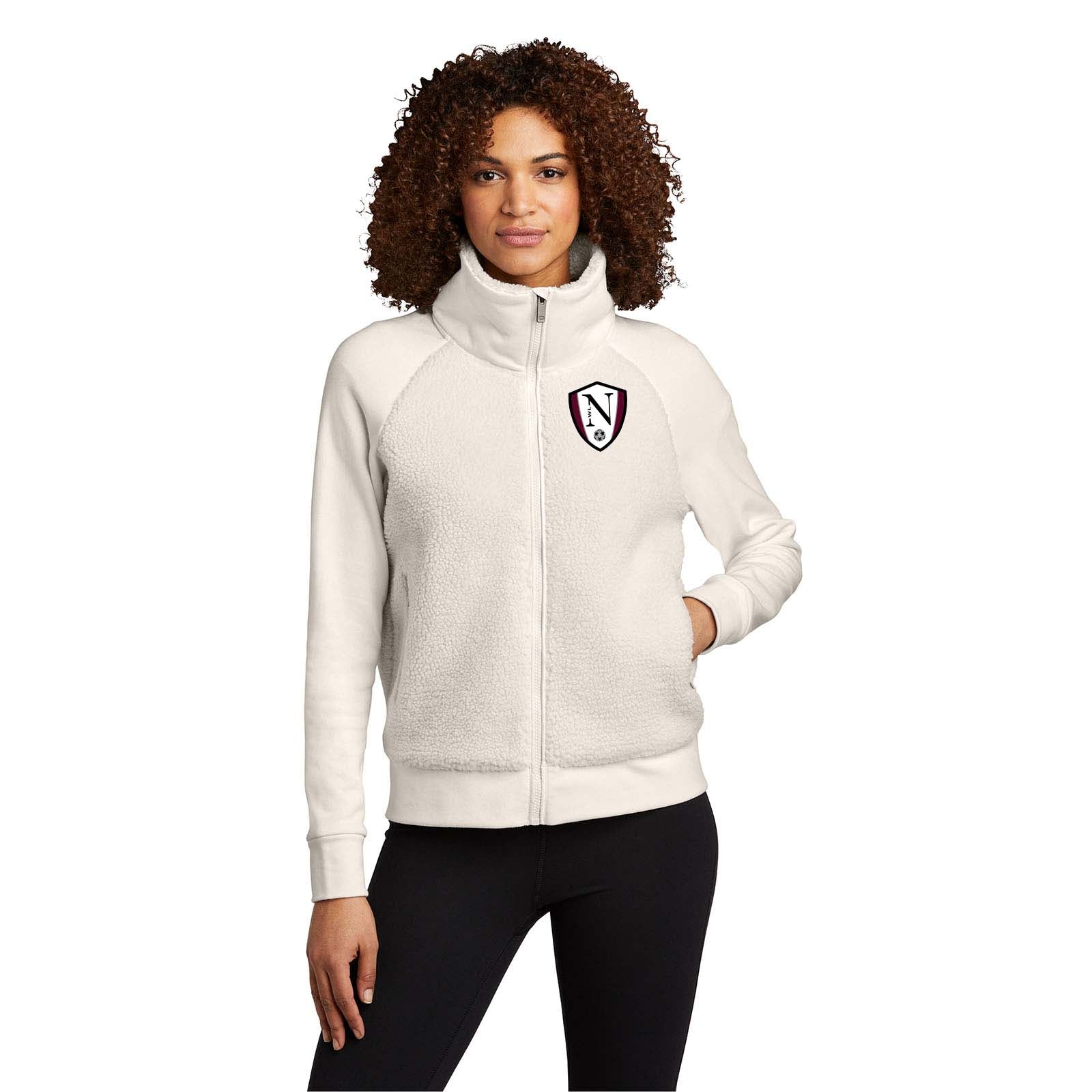 Walled Lake Northern Womens Soccer OGIO® Ladies Luuma Sherpa Full-Zip Embroidery - Mato & Hash