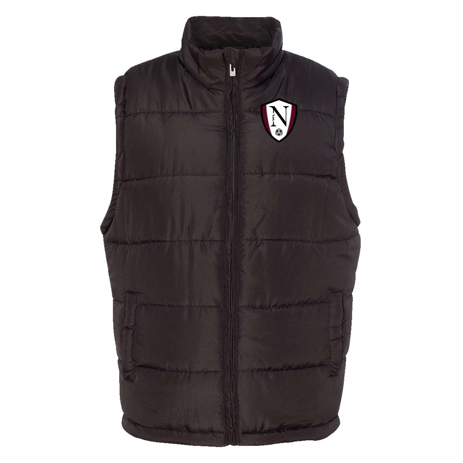 Walled Lake Women's Soccer Burnside - Puffer Vest - Mato & Hash