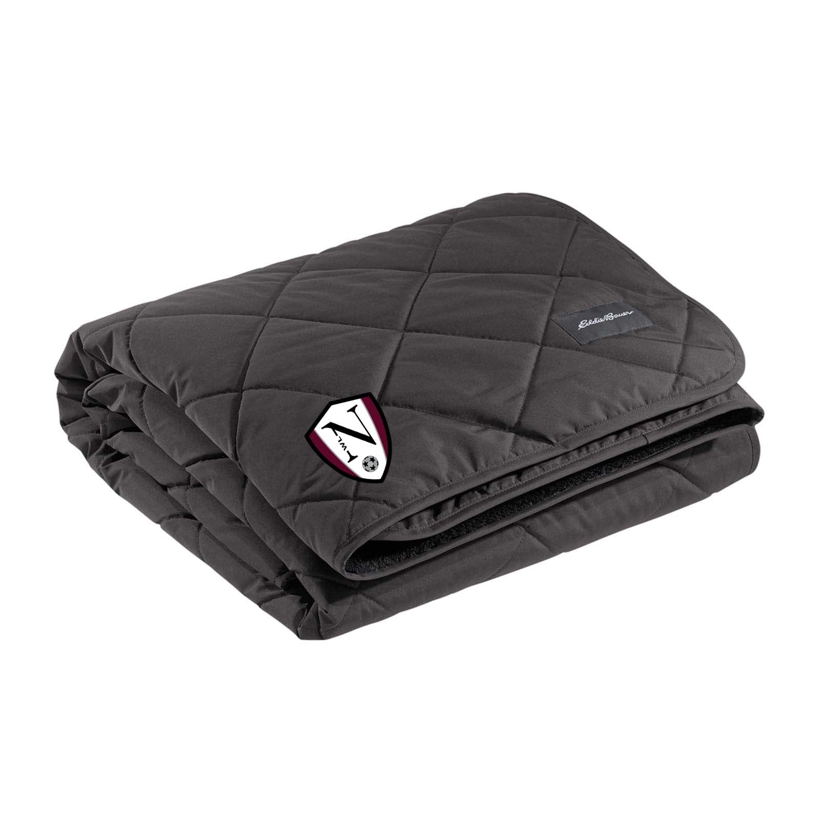 Walled Lake Women's Soccer Eddie Bauer® Quilted Insulated Fleece Blanket Embroidery - Mato & Hash