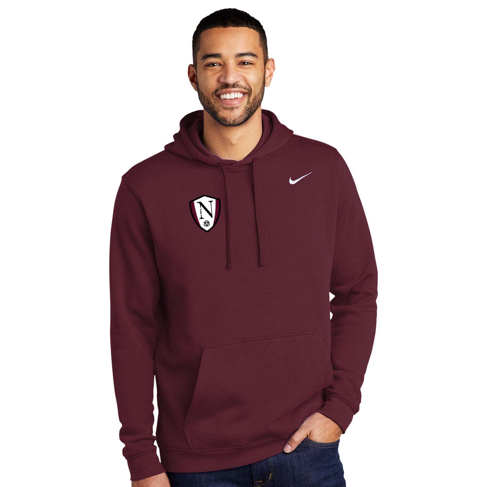 Walled Lake Women's Soccer Nike Club Fleece Pullover Hoodie - Mato & Hash