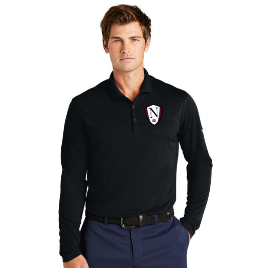 Walled Lake Women's Soccer Nike Dri-FIT Micro Pique 2.0 Long Sleeve Polo - Mato & Hash