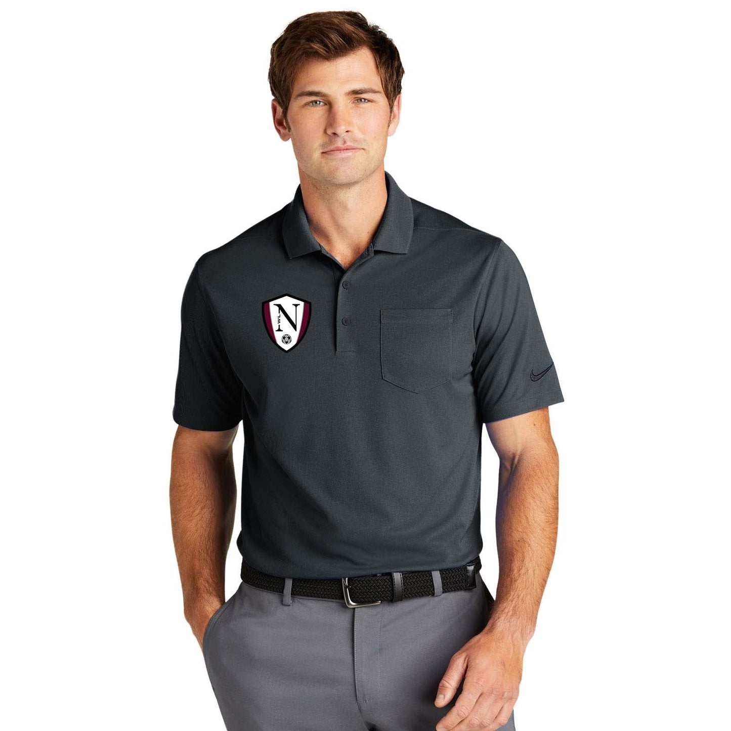 Walled Lake Women's Soccer Nike Dri-FIT Micro Pique 2.0 Pocket Polo - Mato & Hash