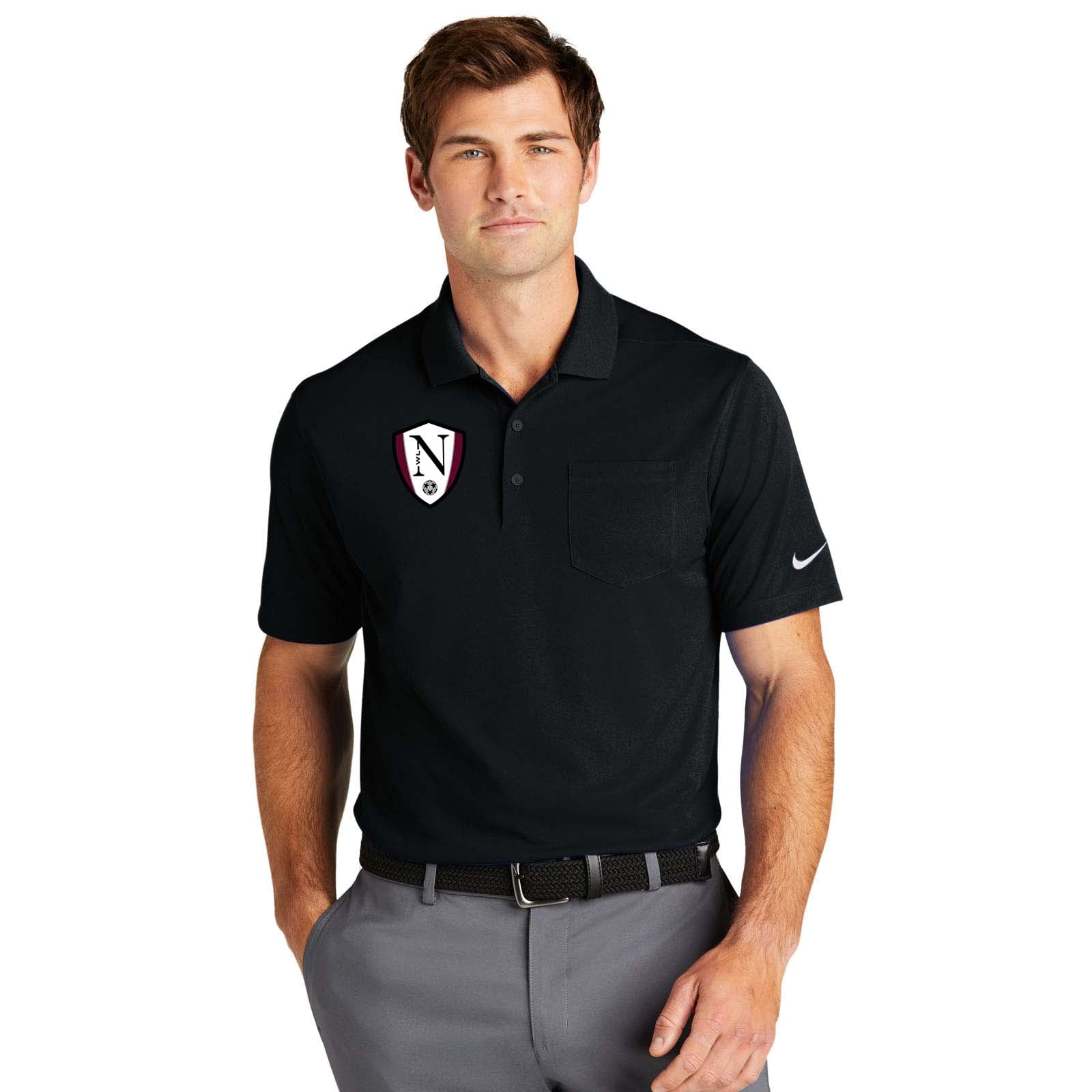 Walled Lake Women's Soccer Nike Dri-FIT Micro Pique 2.0 Pocket Polo - Mato & Hash