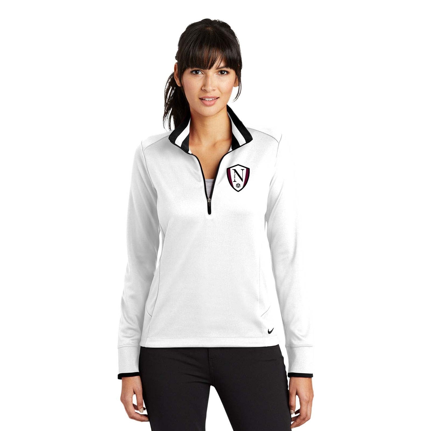 Walled Lake Women's Soccer Nike Ladies Dri-FIT 1/2-Zip Cover-Up - Mato & Hash